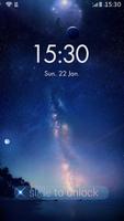 برنامه‌نما AppLock Theme Night Sky عکس از صفحه