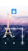 باريس موضوع Applock الملصق