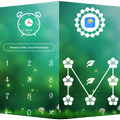 Beautiful Green Applock Theme