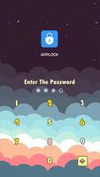 AppLock Theme Cute Stars ảnh chụp màn hình 1