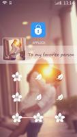 حبي موضوع Applock الملصق