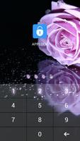 الأرجواني روز موضوع Applock تصوير الشاشة 1