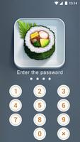 AppLock Theme Sushi Food الملصق