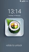 AppLock Theme Sushi Food تصوير الشاشة 2