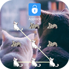Gato bonito para Applock ícone