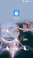 Belle Thème Cat Pour AppLock Affiche