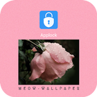 AppLock Theme Pink Rose icône