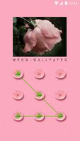 AppLock Theme Pink Rose Affiche