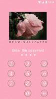 AppLock Theme Pink Rose capture d'écran 1