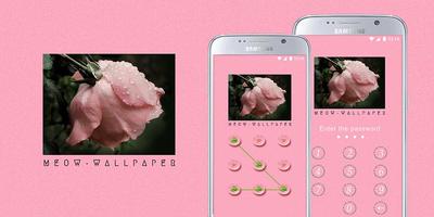 AppLock Theme Pink Rose capture d'écran 3