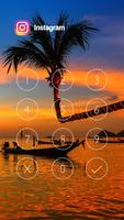 AppLock(Sea Sunset Theme) capture d'écran 1