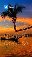 AppLock(Sea Sunset Theme) capture d'écran 3