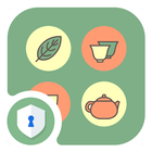 Kongfu Tea - AppLock Theme icono