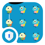 Cute Monster AppLock Theme