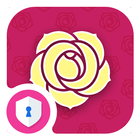 Rose Love - AppLock Theme icône