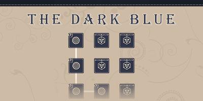 The Dark Blue AppLock Theme Cartaz