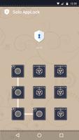 The Dark Blue AppLock Theme تصوير الشاشة 2