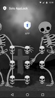 برنامه‌نما AppLock Human Skeleton Theme عکس از صفحه