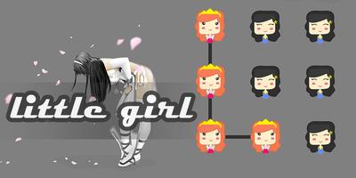 Littile Girl AppLock Theme Affiche