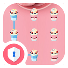 Pink Ice Cream AppLock Theme 图标