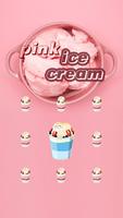 Pink Ice Cream AppLock Theme syot layar 1