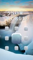 Snow World AppLock Theme imagem de tela 1