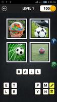 Guess the Picture Word Puzzle Poster