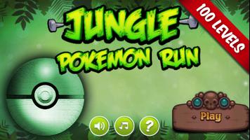 Jungle pokemon run poster