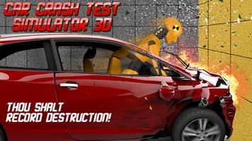 Car Crash Test Simulator 3D Affiche