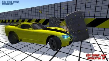 Car Crash Test Simulator 3D ảnh chụp màn hình 1