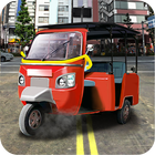 Driver Moto Rikshaw Simulator آئیکن