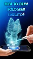How to Draw Hologram Simulator capture d'écran 2