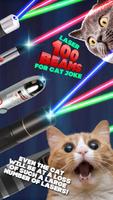 Laser 100 Beams for Cat Joke Affiche