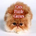 Cats Puzzle Games For Kids-icoon