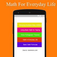 Everyday Math Cheat Sheet الملصق
