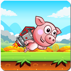 Pepe Pig Pink Fly أيقونة