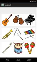 Instrumentos Musicales Niños Poster