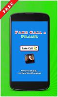 Fake call  prank 1 الملصق