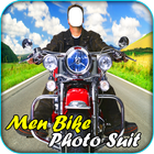 Man Bike Photo Maker Free icône