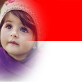 Selfie With Indonesia Flags