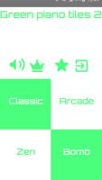 Green Piano Tiles 2 Affiche