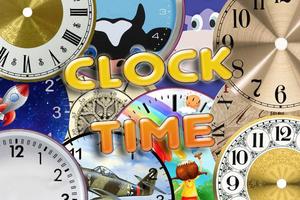 Clock Time for Kids Affiche