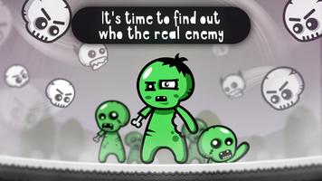 Zombies vs Ghosts Fight - Light Runner capture d'écran 2