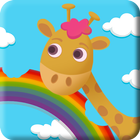 Giraffe Eats Rainbow icône