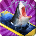 Shark on Screen Finger