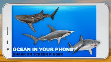 Shark on Screen Finger capture d'écran 3