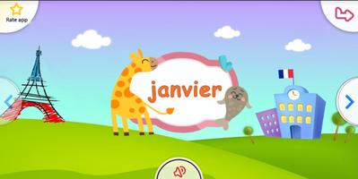 apprendre le français pour les enfants Niveau 1 पोस्टर