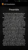 Uganda Constitution capture d'écran 1