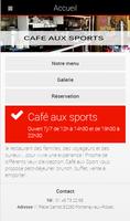 Café Aux Sports Cartaz