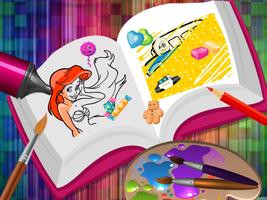 Anna's Kids Coloring Book Game โปสเตอร์
